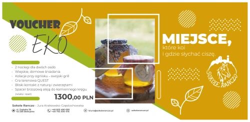 Eko pobyt w Sokolim Ranczo